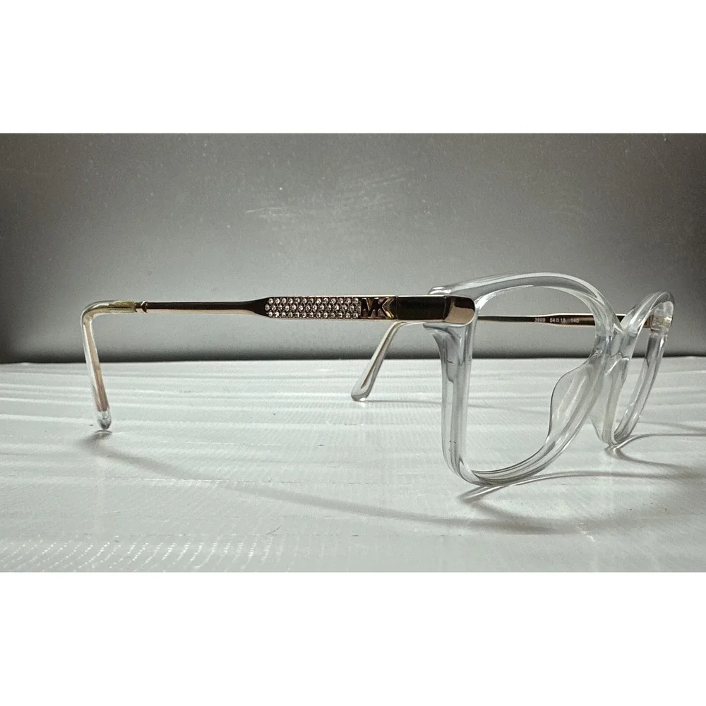 AUTHENTIC MICHAEL KORS MK4105BU 3999 (GEORGETOWN) ROSE GOLD/CLEAR -15 140 54